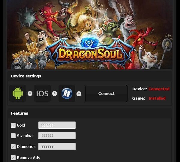 DragonSoul Online Hack mod menu